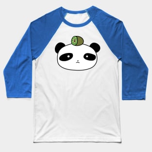 Kiwi Panda Face Baseball T-Shirt